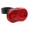 Zestaw lampek rowerowych Verso 140867 3 tryby LED AAA