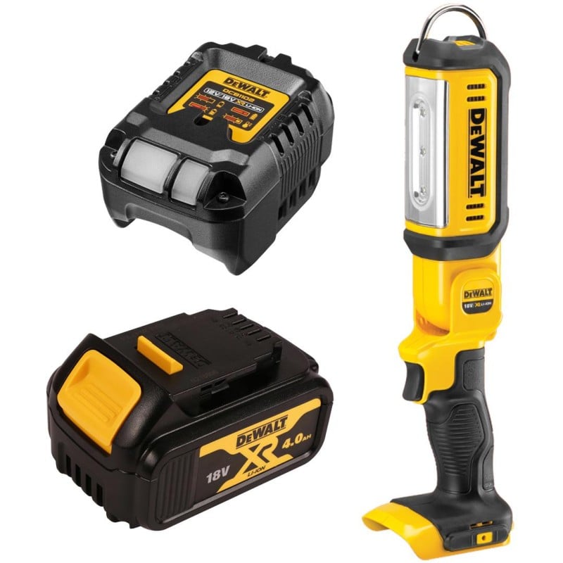 Latarka LED 18V DCL050 DeWALT + 1x4Ah + ładowarka