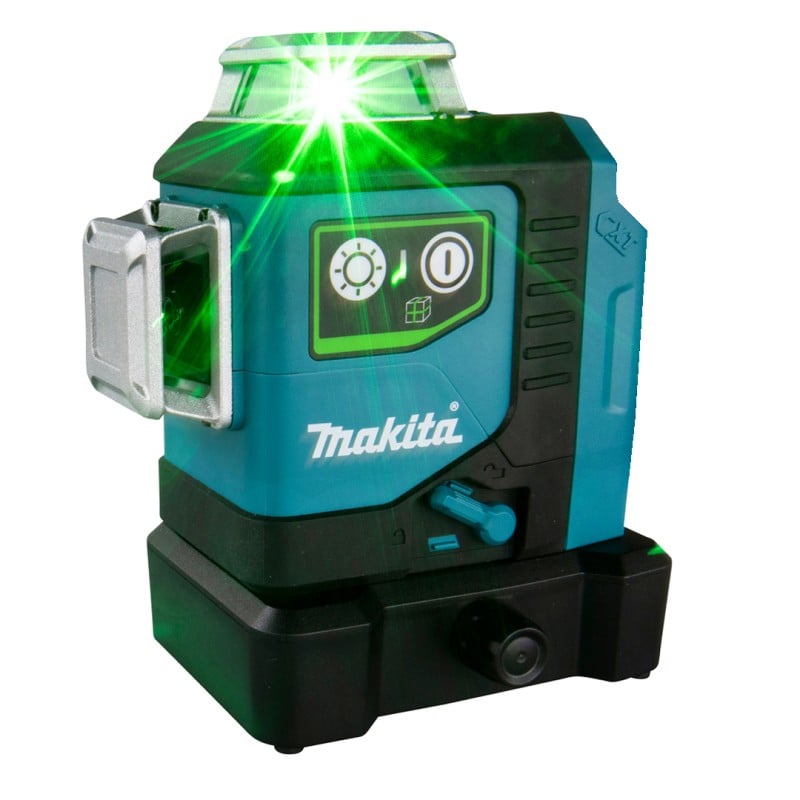 Laser krzyżowy Makita SK700GD 12Vmax 360° zielony IP54 35m, torba