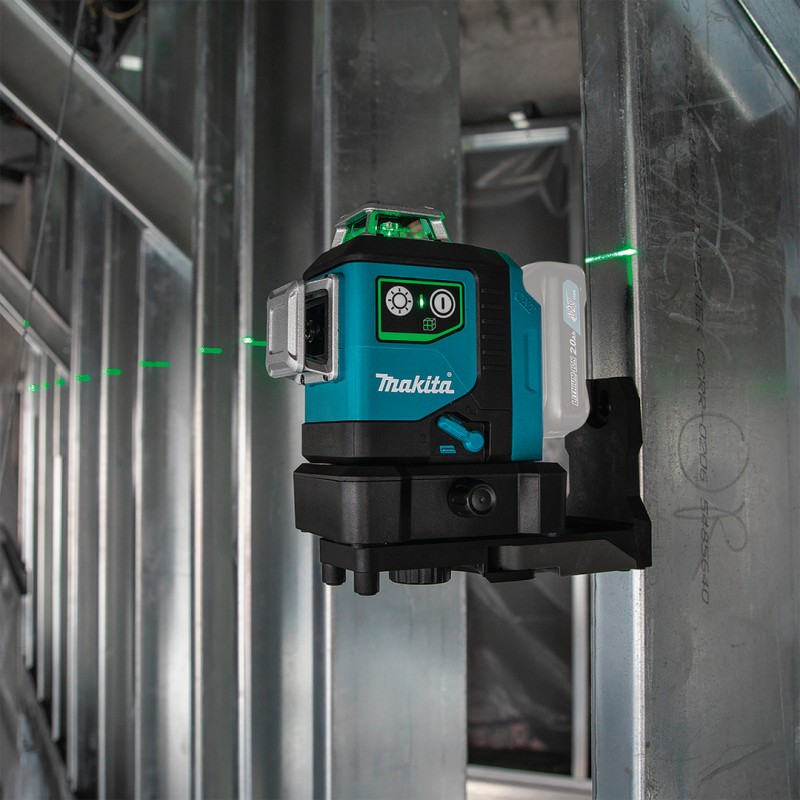 Laser krzyżowy Makita SK700GD 12Vmax 360° zielony IP54 35m, torba