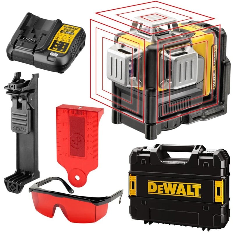 Laser krzyżowy DEWALT DCE089D1R 10,8V czerwony