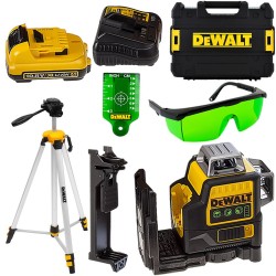 Laser krzyżowy DCE089D1G + statyw Dewalt DE0881T