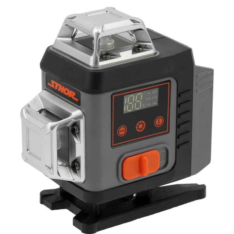 Samopoziomujący laser STHOR 18007 4D zielony 16 linii 25m ±3mm akumulatorowy