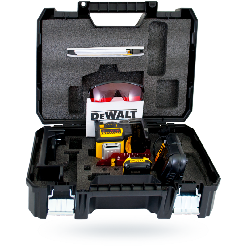 Laser liniowy 10,8V 2 wiązki DEWALT DCE0811D1R-QW
