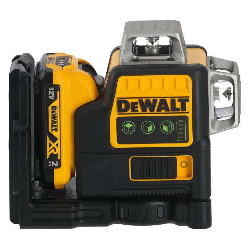 Laser krzyżowy DeWALT DCE089D1G 12V XR 3x360° 2Ah 30m zielona wiązka