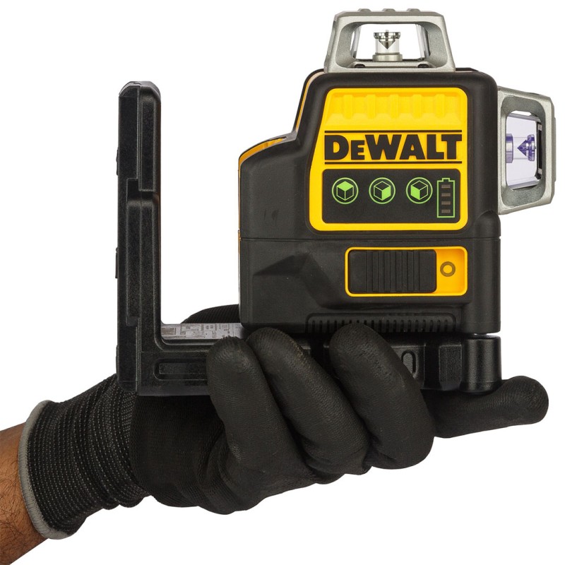 Laser krzyżowy DeWALT DCE089D1G 12V XR 3x360° 2Ah 30m zielona wiązka