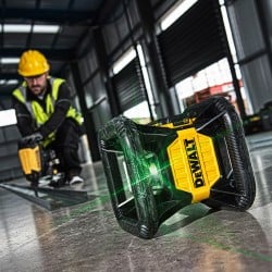 Laser obrotowy zielony DeWALT DCE079D1G 18V 1x2Ah 600 m TSTAK
