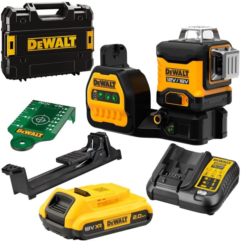 Laser krzyżowy zielony 12/18V DeWALT DCE089D1G18