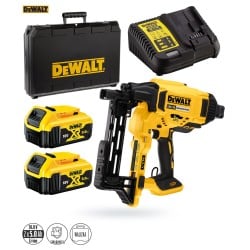 Zszywacz do ogrodzeń DeWALT DCFS950P2 XR 18V BL 9Ga 40-50mm 2x5Ah walizka