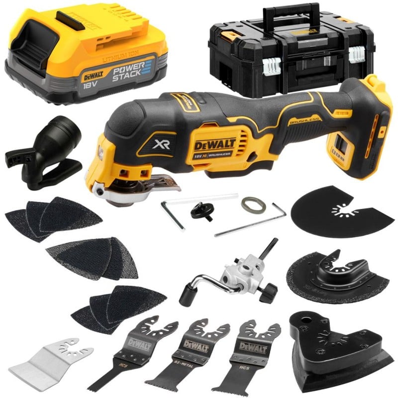 Narzędzie wielofunkcyjne 18V DeWALT DCS356E1T-XJ