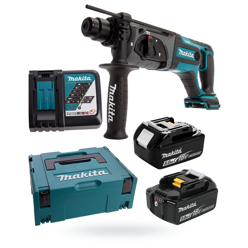 Młotowiertarka Makita DHR241RTJ 18V SDS+ 2Jj 2x5Ah