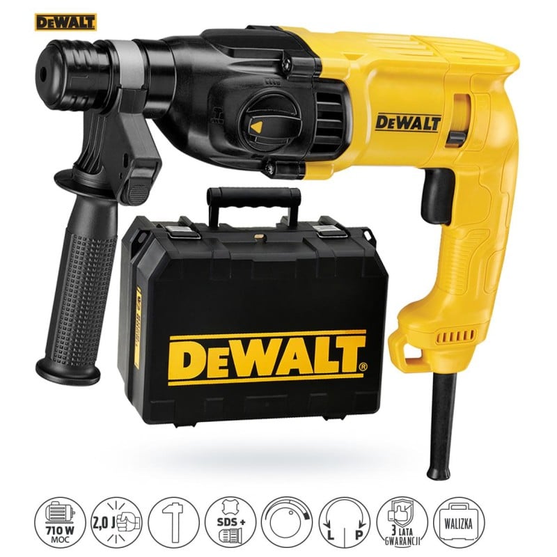 Młotowiertarka DeWalt D25033K SDS+ 710W 2,0J