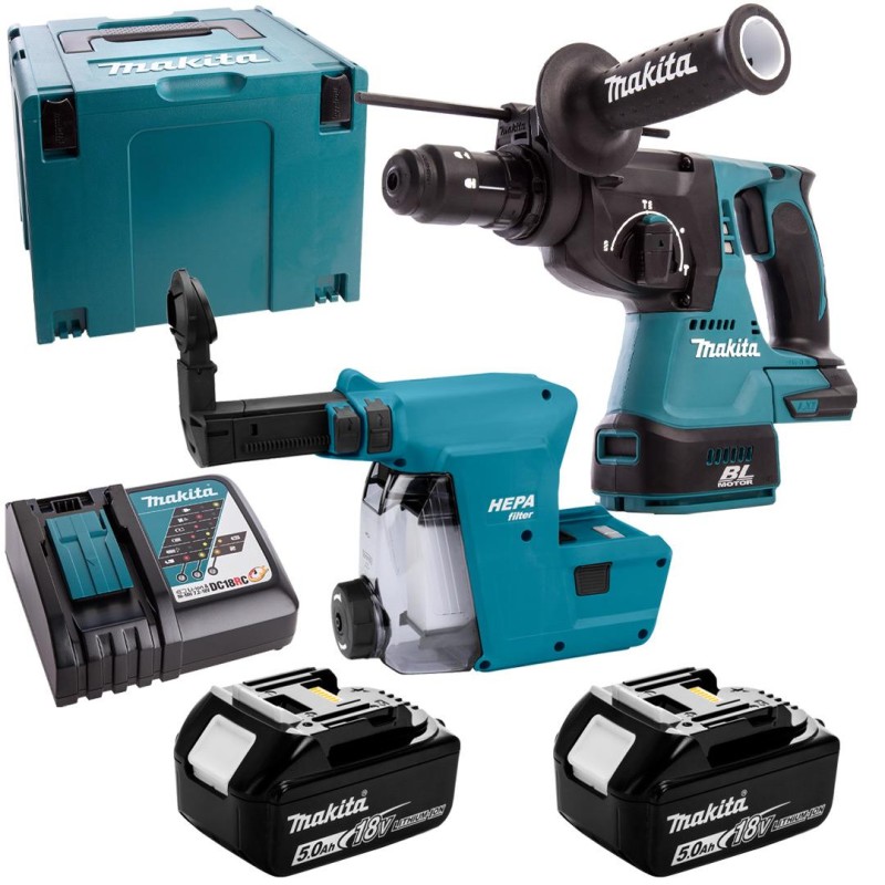 Młotowiertarka SDS+ 18V 2J Makita DHR243RTJW +DX07