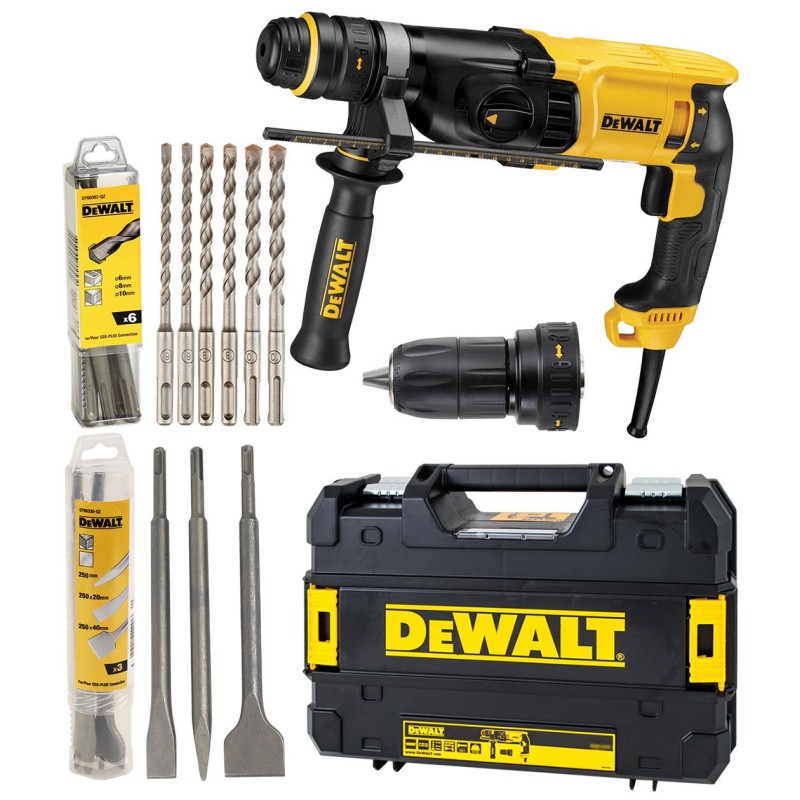 Młotowiertarka SDS+ 800W 2,6J akce DEWALT D25134KP