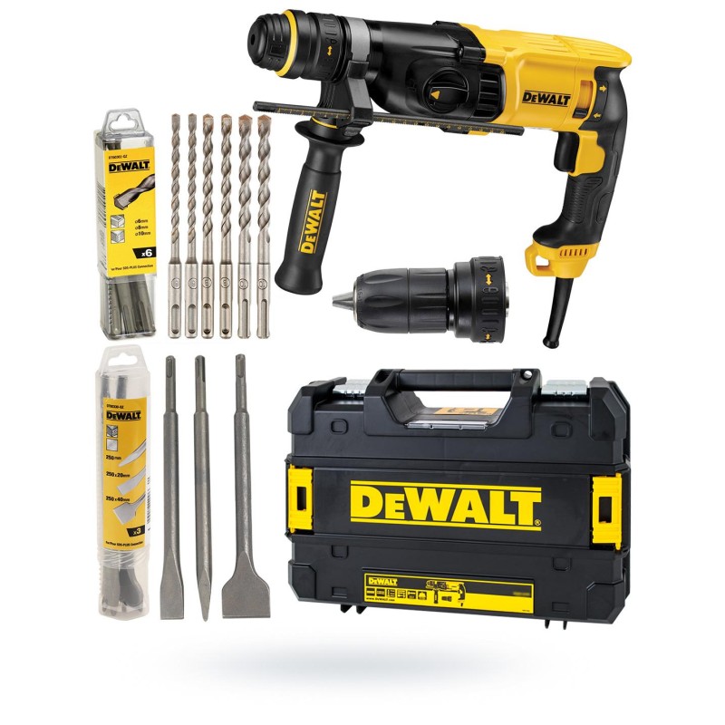 Młotowiertarka SDS+ 800W 2,6J akce DEWALT D25134KP