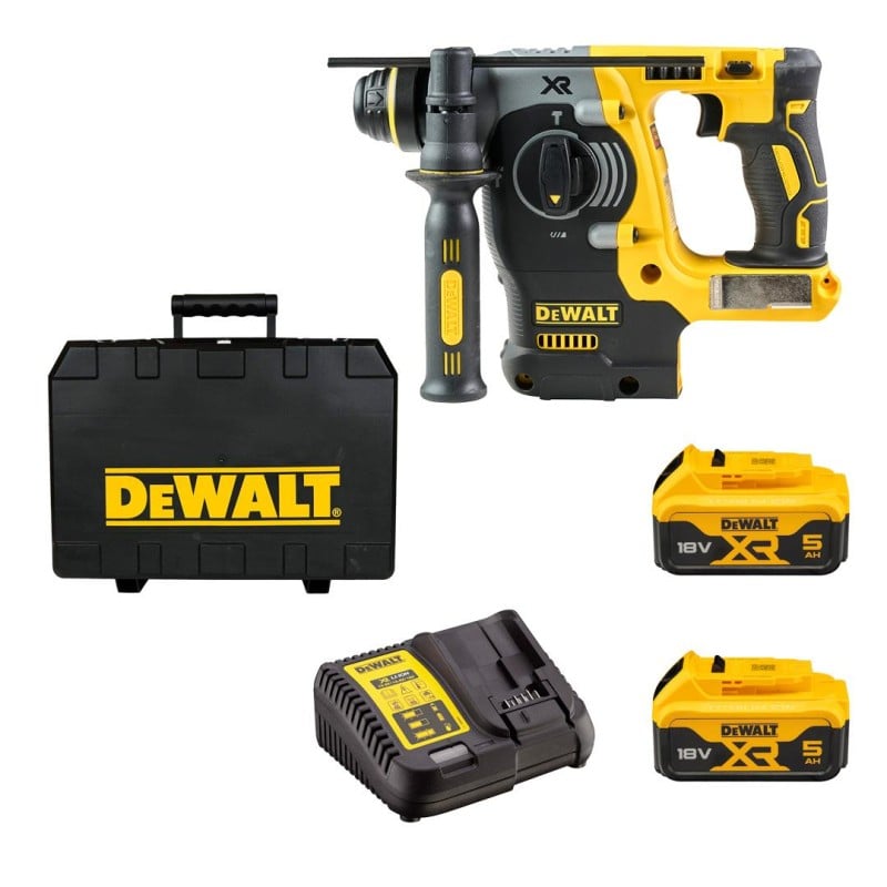Młotowiertarka DeWALT DCH273P2 XR 18V 2x5Ah BL 2,1J SDS+ 3 tryby pracy walizka