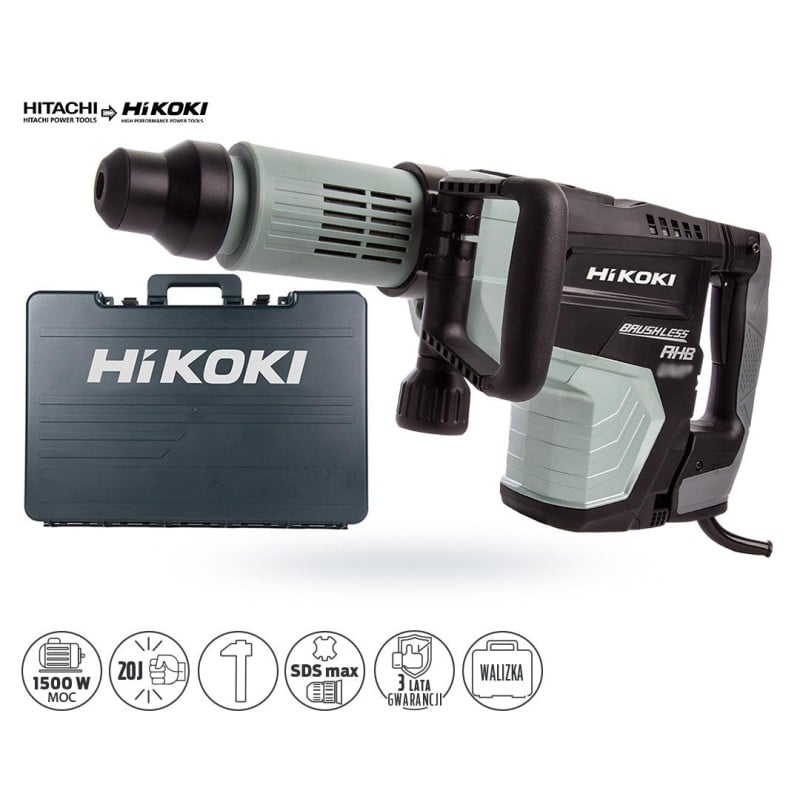 Młot udarowy HiKOKI H60ME WTZ 1500W 20J SDS-MAX