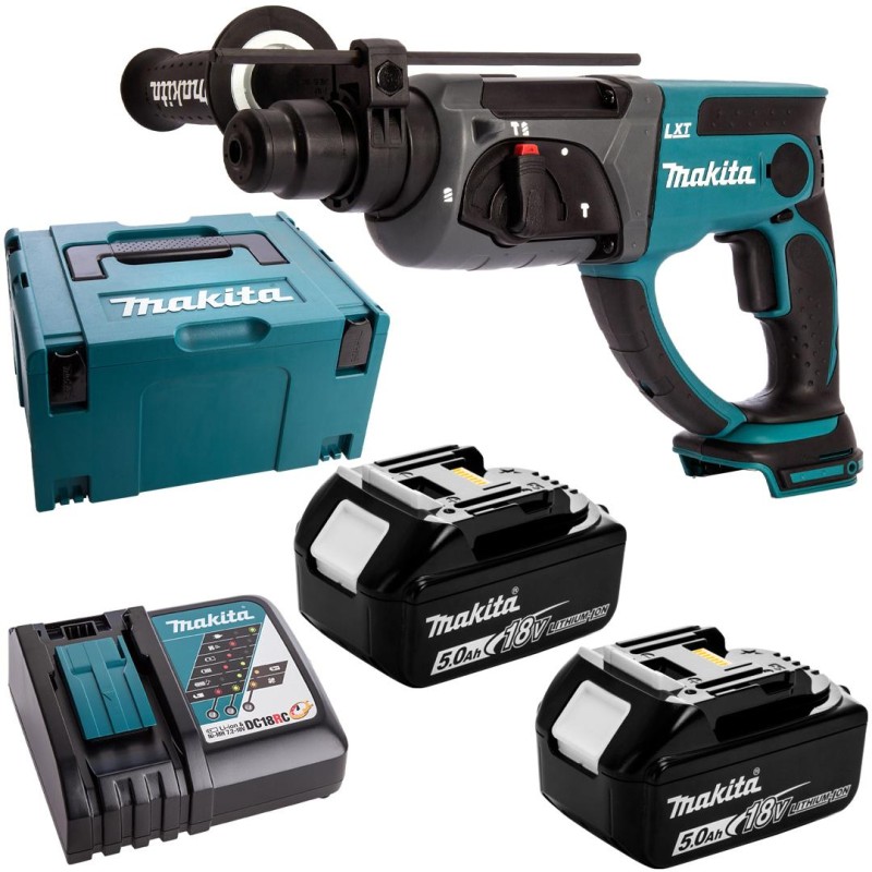 Młotowiertarka 18V SDS 1,9j 2x5Ah MAKITA DHR202RTJ