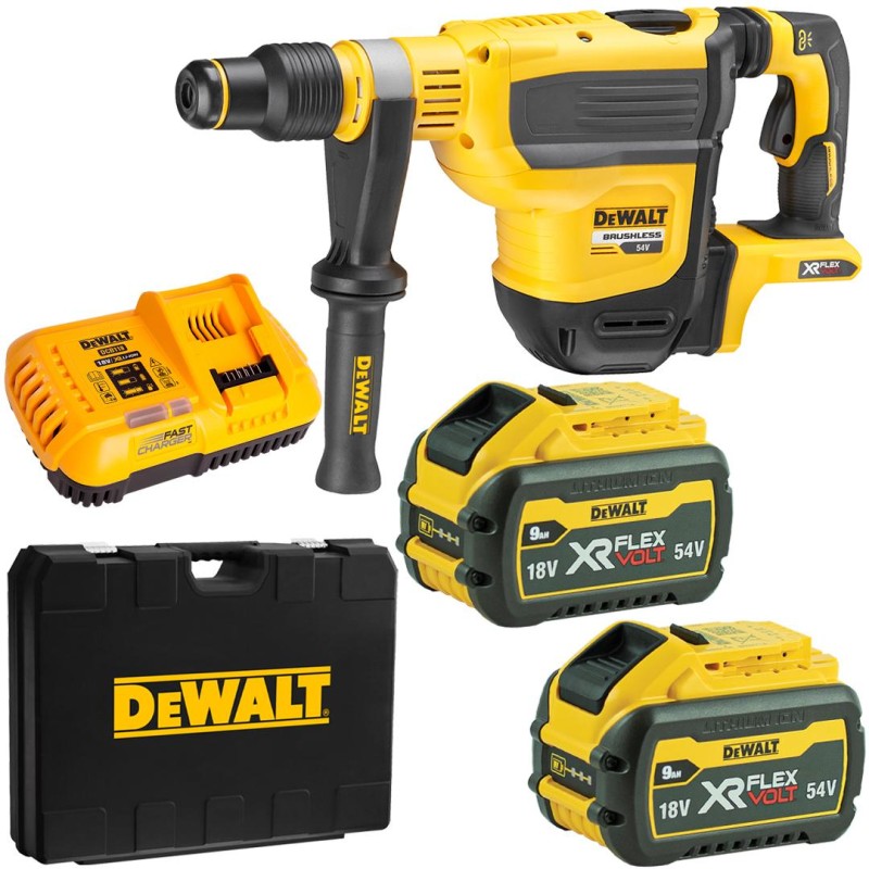 Młot udarowo-obrotowy 54V 10,5J DeWALT DCH614X2-QW