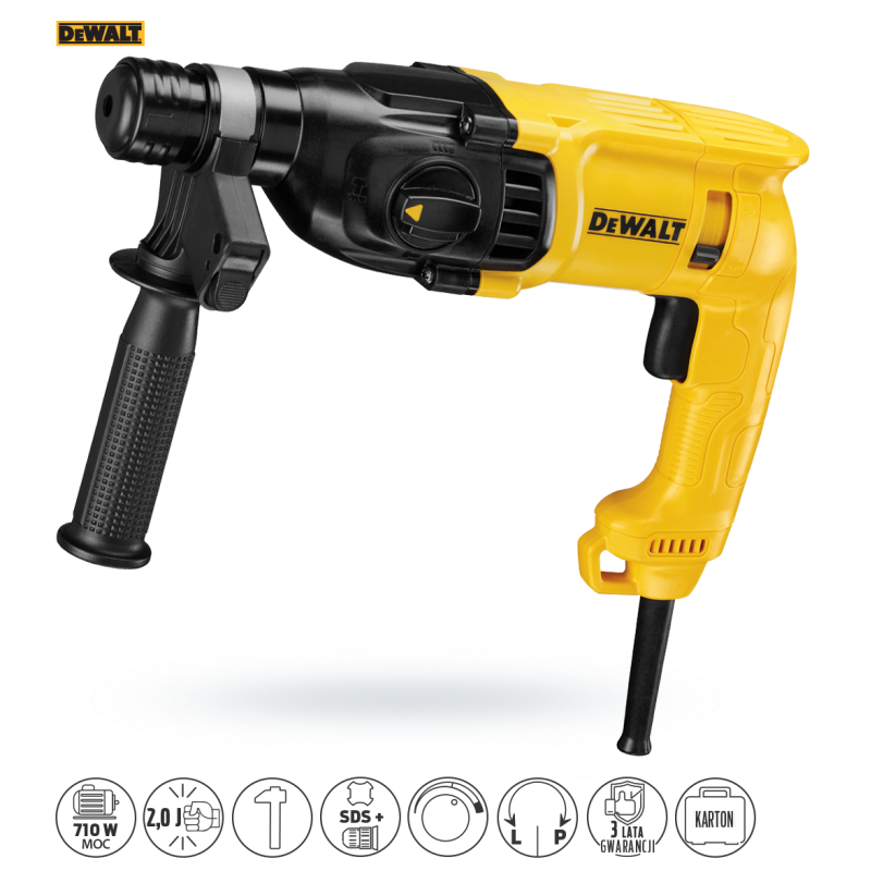 Młotowiertarka DeWalt D25033 SDS+ 710W 2,0J