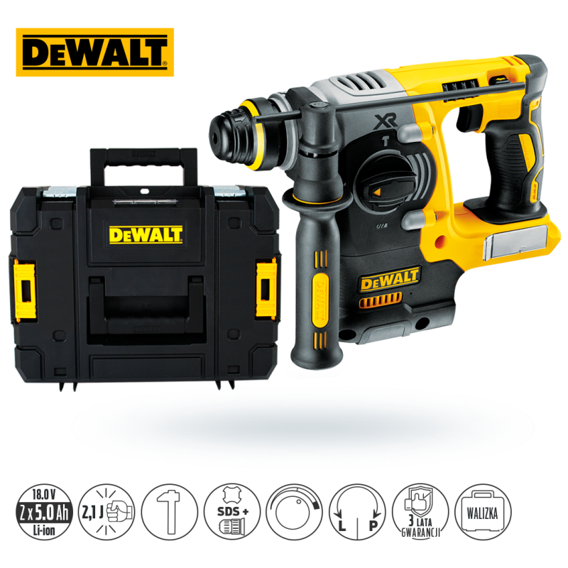 Młotowiertarka SDS+ 18V 2,1J TSTAK DeWalt DCH273NT