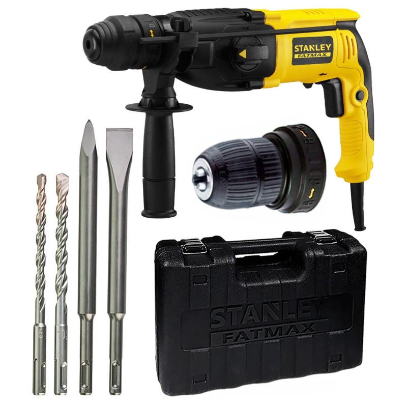 Młot udarowy 800W SDS+ 2,4J kufer STANLEY FATMAX