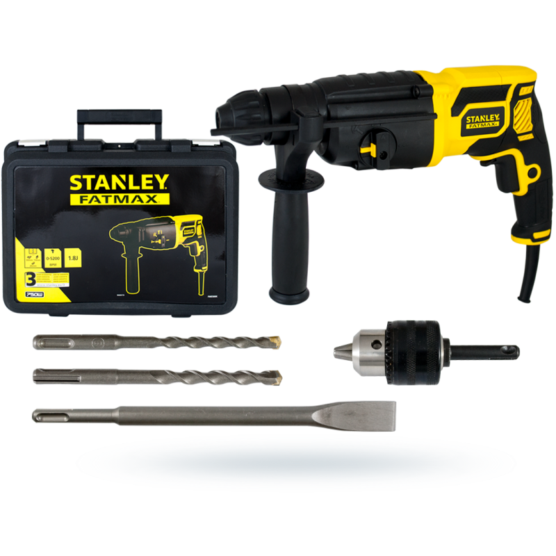 Młotowiertarka STANLEY FME500K sds+ 750W 1,8j