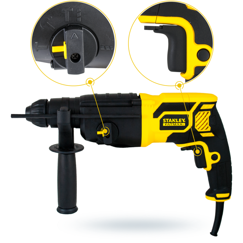 Młotowiertarka STANLEY FME500K sds+ 750W 1,8j