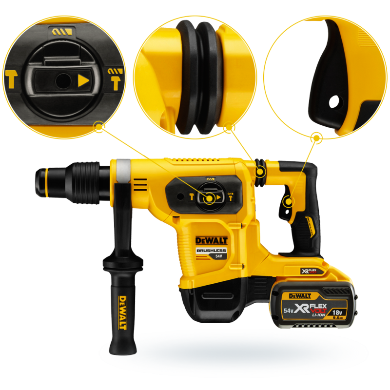 Młotowiertarka DeWalt DCH481X2 SDS-MAX 54V 6,1J
