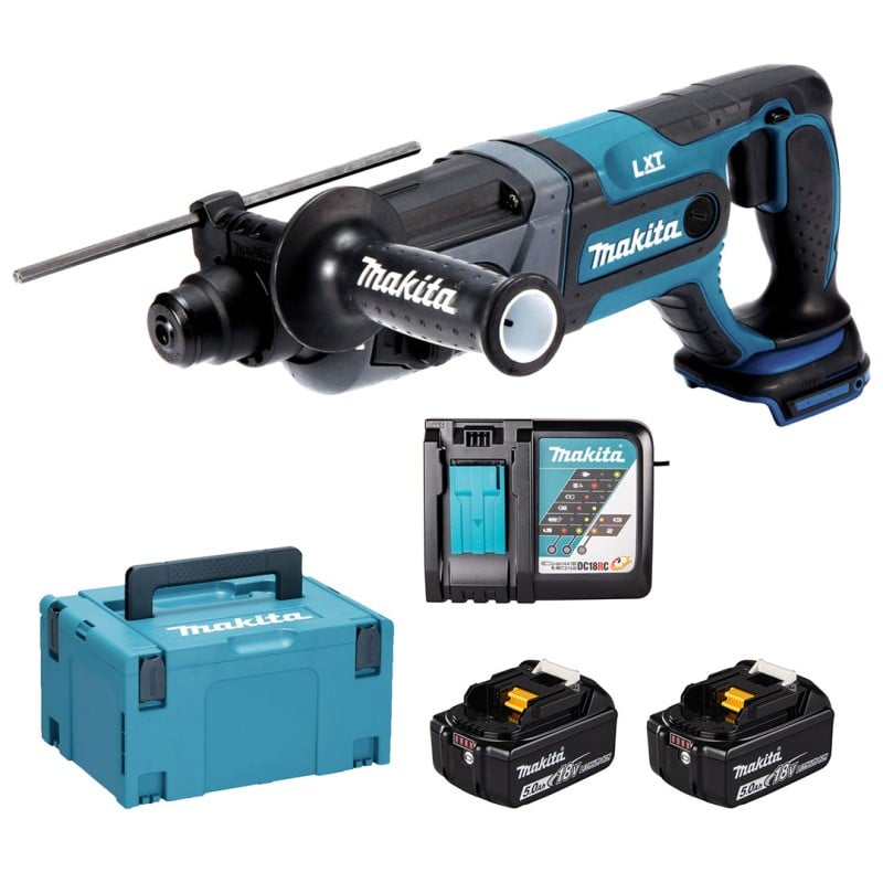 Młotowiertarka Makita DHR241RTJ LXT 18V SDS+ 2J 20mm 2x5Ah walizka
