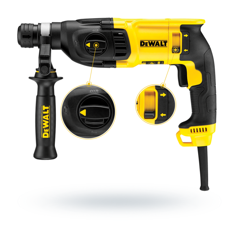 Młotowiertarka DeWalt D25133K+wiertła adapter dłut
