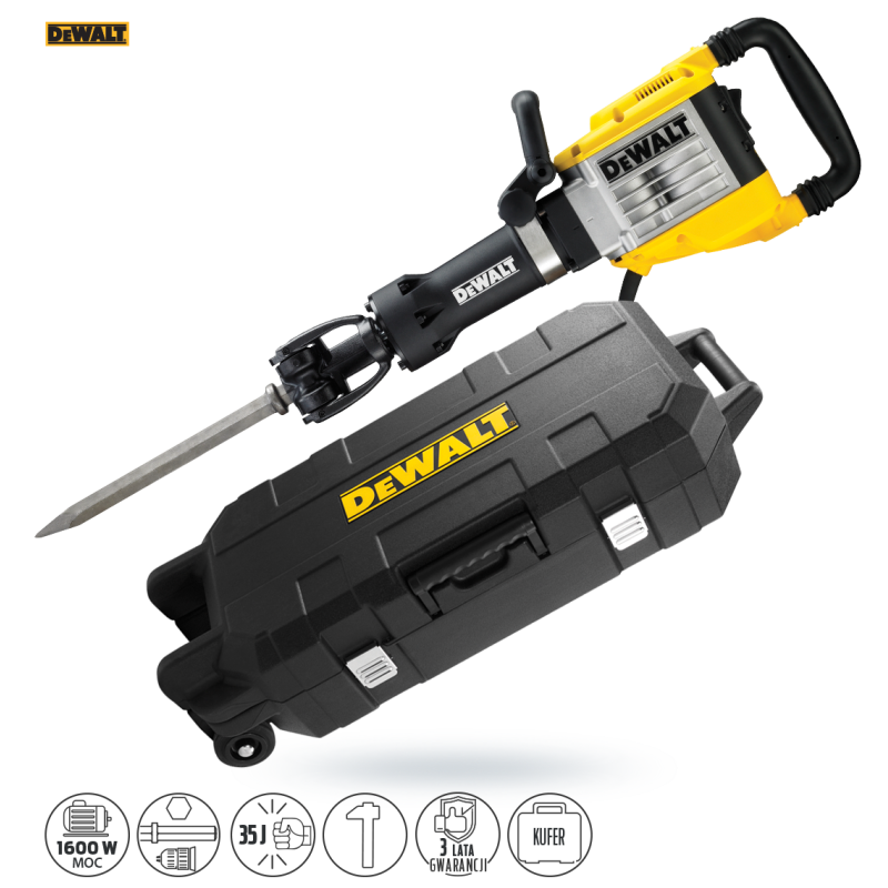 Młot udarowy DEWALT D25960K 1600W HEX 28mm 35J