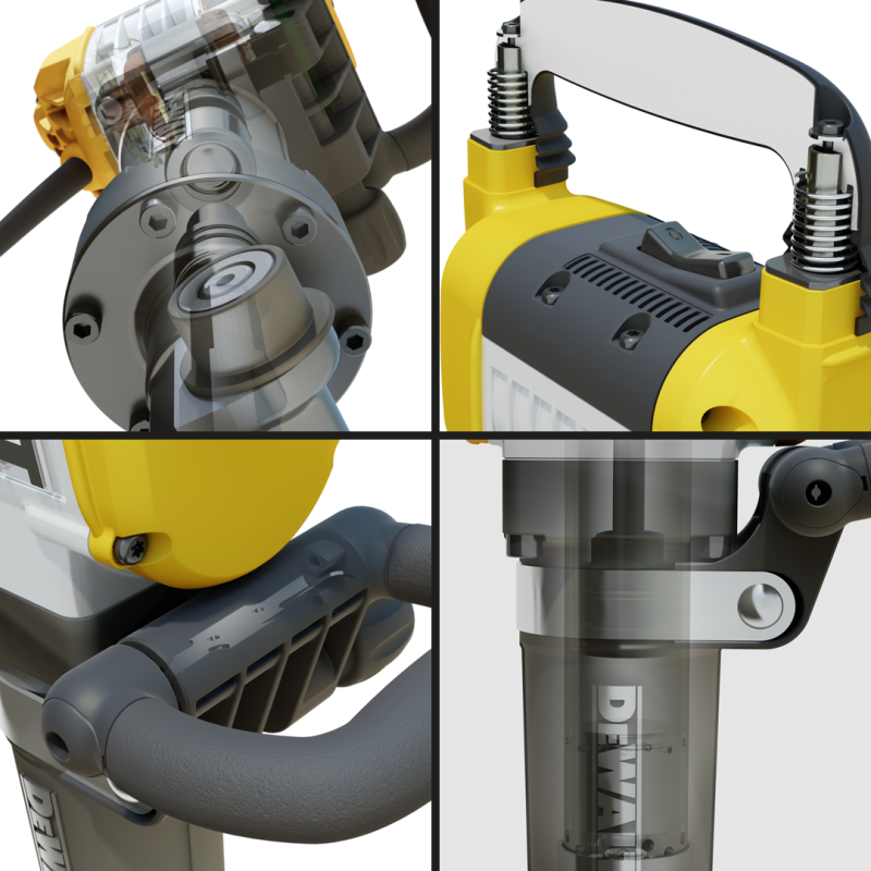 Młot udarowy DEWALT D25960K 1600W HEX 28mm 35J