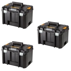 Zestaw COMBO DeWALT DCK1012P4T-QW 18V 4x5Ah DCD796+DCF887+DCG405+DCS565+DCS382+DCH172+DCS356+DCS334+DCL040+DCE088NG18, 4 walizki