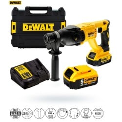 Młotowiertarka DEWALT DCH133P2 SDS+ 18V 2,6J 2x5Ah