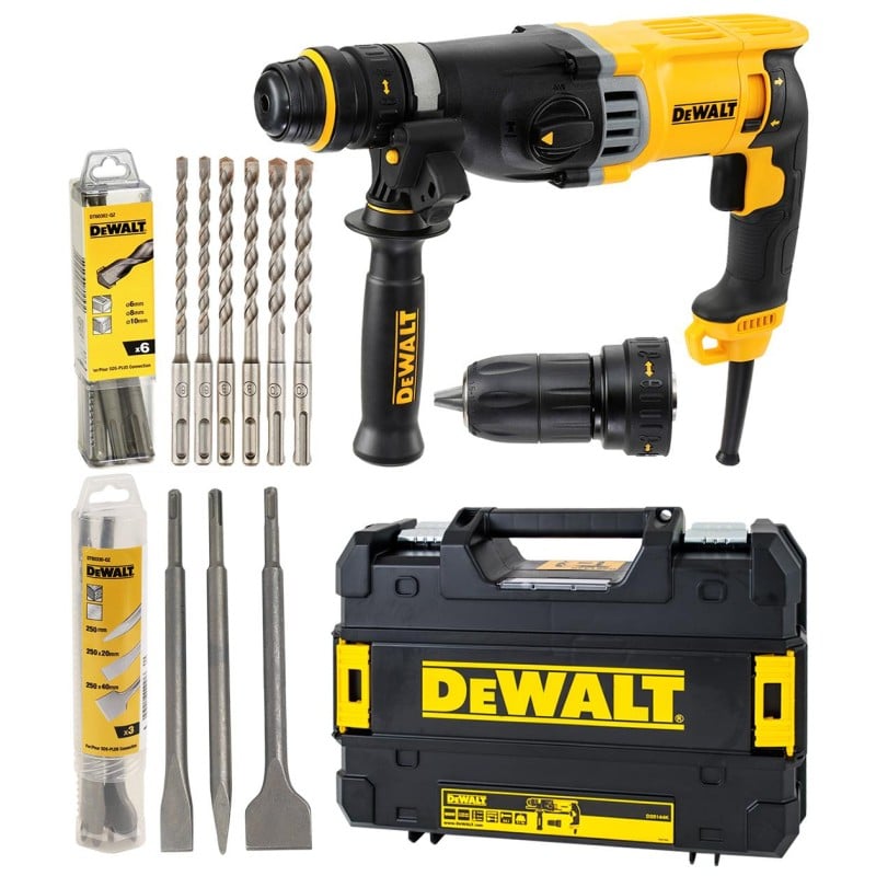 Młotowiertarka DeWalt D25144KP 900W SDS+ akcesoria