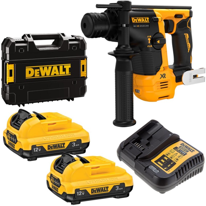 Młotowiertarka 12V SDS+ 1,1j 2x3Ah DEWALT DCH072L2