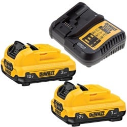 Młotowiertarka 12V SDS+ 1,1j 2x3Ah DEWALT DCH072L2