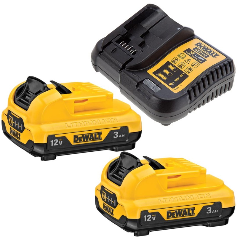 Młotowiertarka 12V SDS+ 1,1j 2x3Ah DEWALT DCH072L2