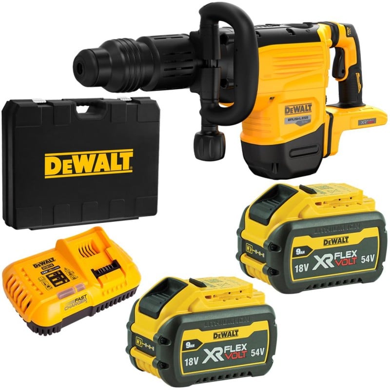 Młot wyburzeniowy 19.4J 54V 2x9Ah DeWALT DCH892X2