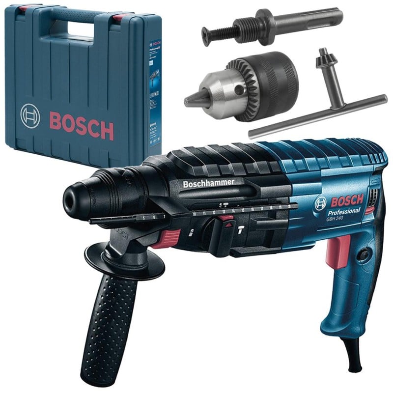 Młotowiertarka 790W 2,7J BOSCH GBH 240 + głowica