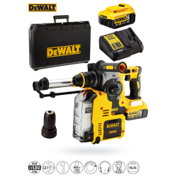 Młotowiertarka 18V 2x5Ah+odpylanie DeWalt DCH275P2