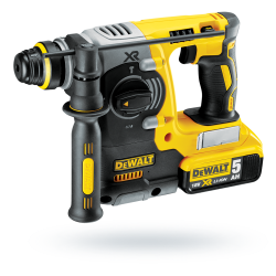 Młotowiertarka 18V 2x5Ah+odpylanie DeWalt DCH275P2