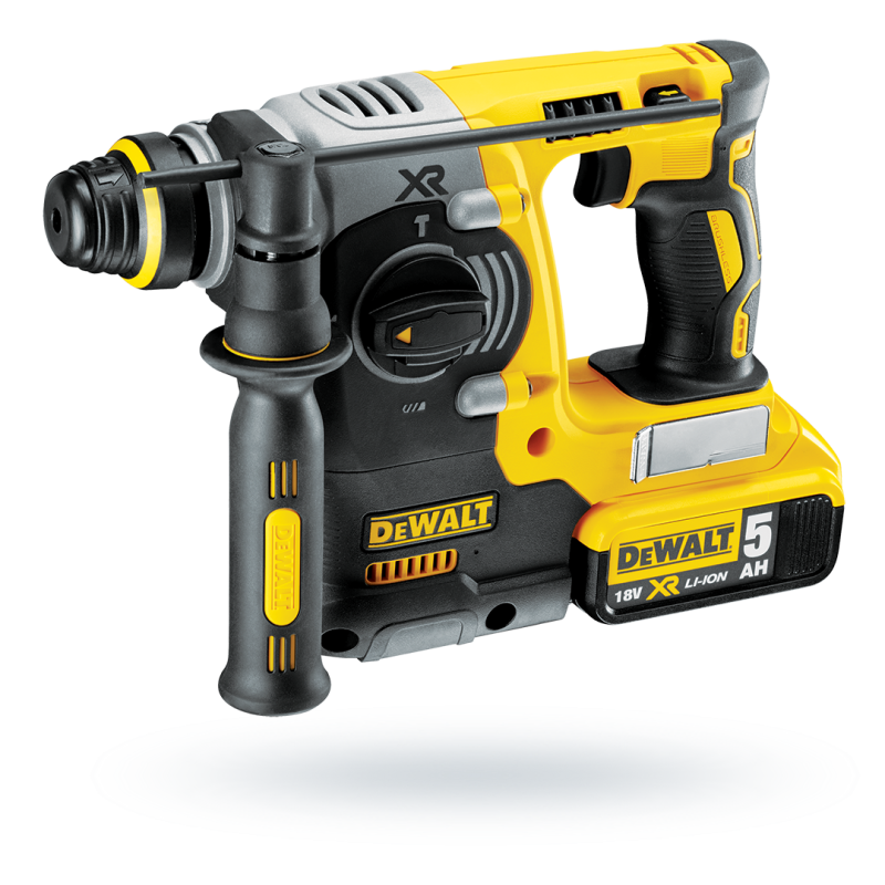 Młotowiertarka 18V 2x5Ah+odpylanie DeWalt DCH275P2