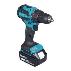Akumulatorowa wiertarko-wkrętarka Makita DHP490SF1J LXT 18V 3Ah BL 65Nm 2biegi udar walizka