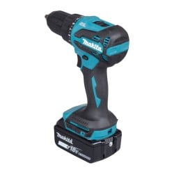 Akumulatorowa wiertarko-wkrętarka Makita DHP490SF1J LXT 18V 3Ah BL 65Nm 2biegi udar walizka