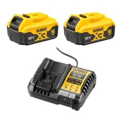 Zestaw COMBO DeWALT DCK2080P2T 18V XR BL (Wkrętarka DCD796 + szlifierka DCG405) 2x5Ah ładowarka walizka