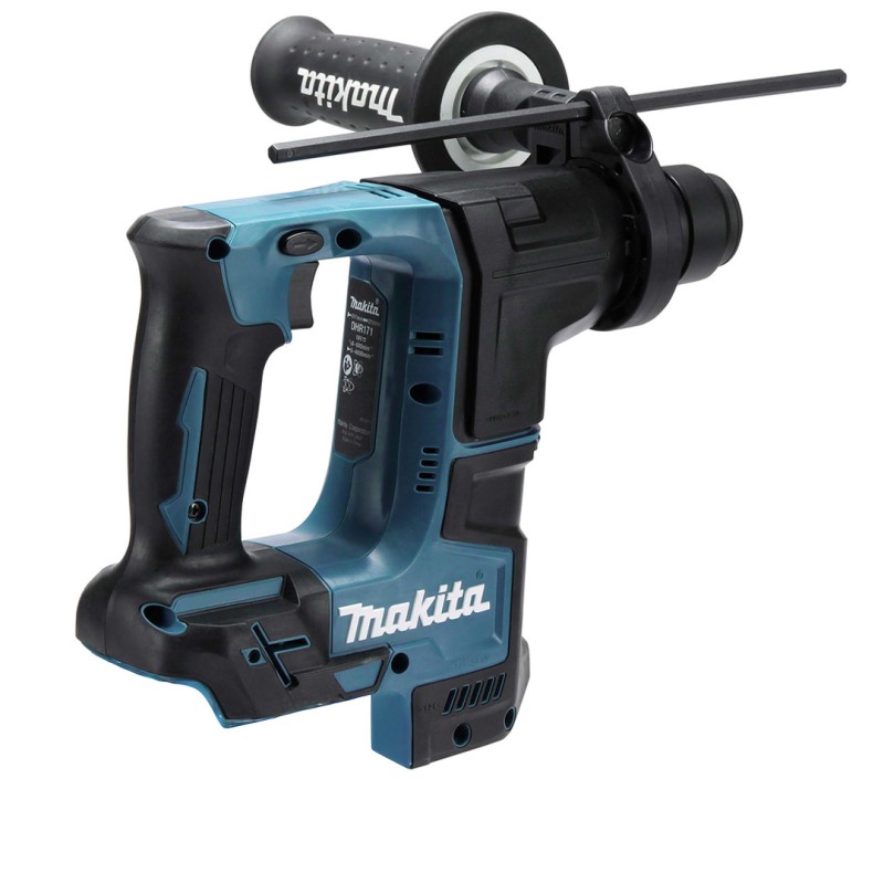 Akumulatorowa młotowiertarka z udarem Makita DHR171RTJ 18V 2x5Ah LXT BL SDS-Plus 17 mm 1,2J walizka