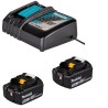 Akumulatorowa młotowiertarka z udarem Makita DHR171RTJ 18V 2x5Ah LXT BL SDS-Plus 17 mm 1,2J walizka