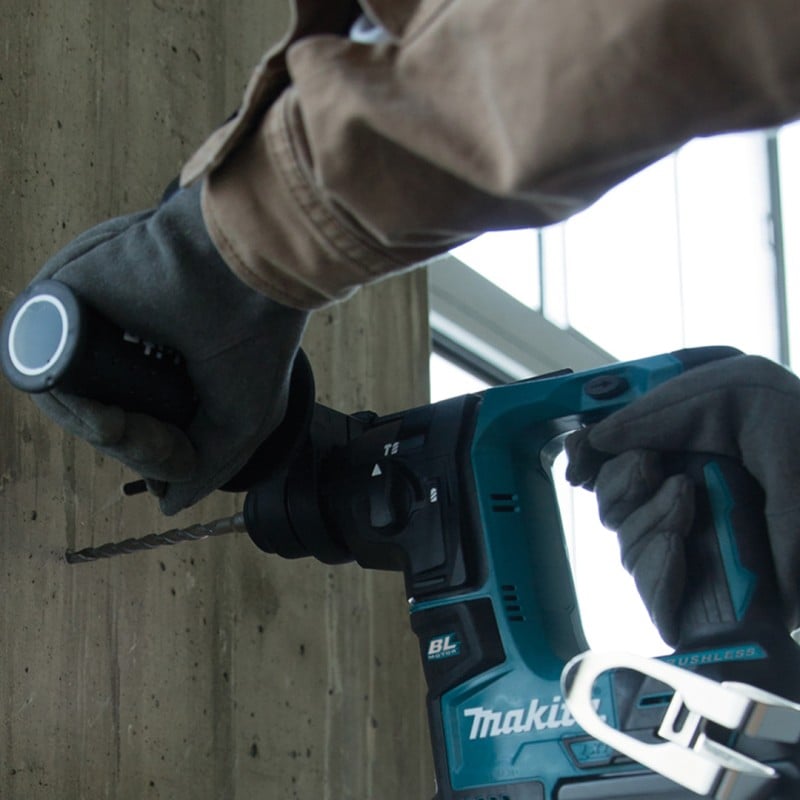 Akumulatorowa młotowiertarka z udarem Makita DHR171RTJ 18V 2x5Ah LXT BL SDS-Plus 17 mm 1,2J walizka